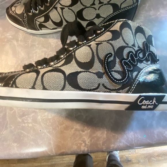 Coach hi tops sneakers - Picture 3 of 4